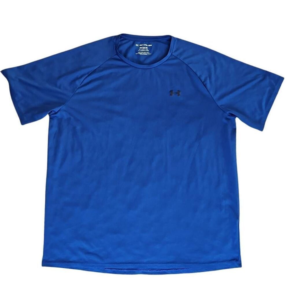 Under Armour The Tech Tee Short Sleeve T-Shirt Royal Blue 2XLT